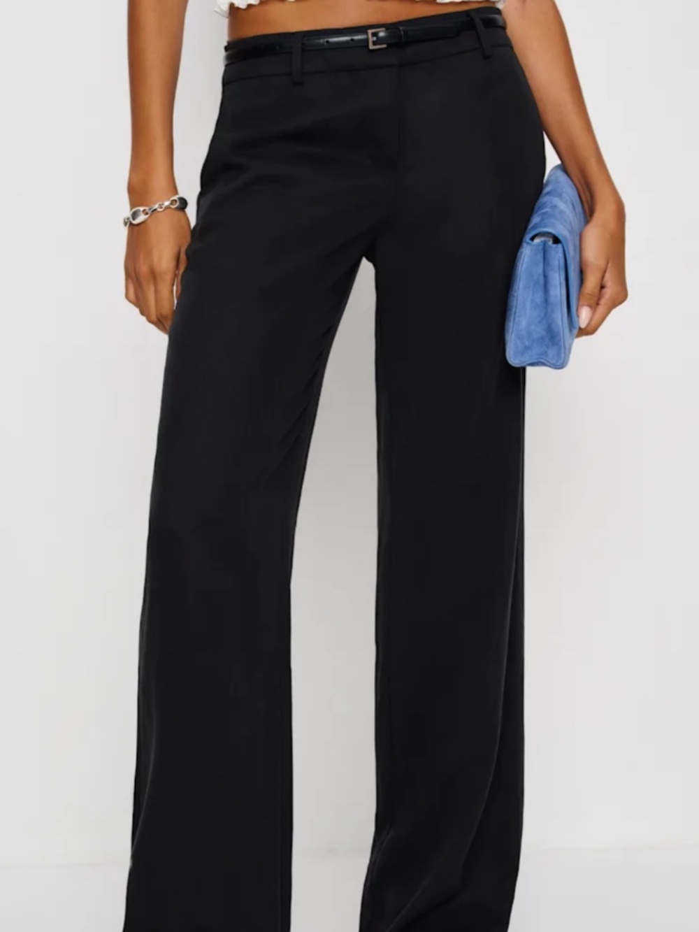 Reformation Gisele Low Rise Short Pant Black - Size 2P